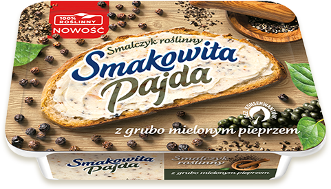 Smakowita Pajda Smalczyk Roślinny z grubo mielonym pieprzem