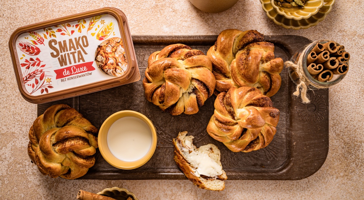 Kanelbullar - szwedzkie cynamonowe bułeczki