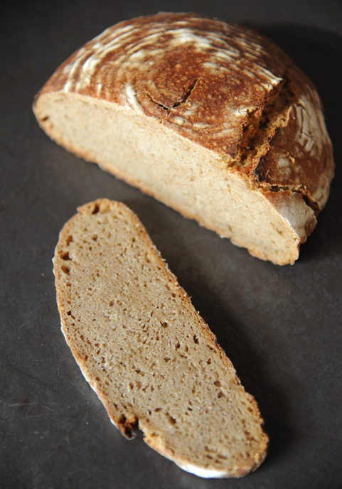 Chleb na piwie pszenicznym (na zakwasie)