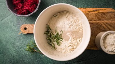 mieszanie składników