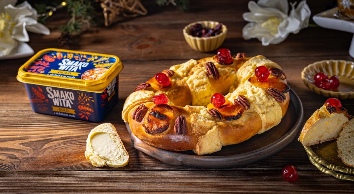 Rosca de reyes - meksykański chleb na Trzech Króli